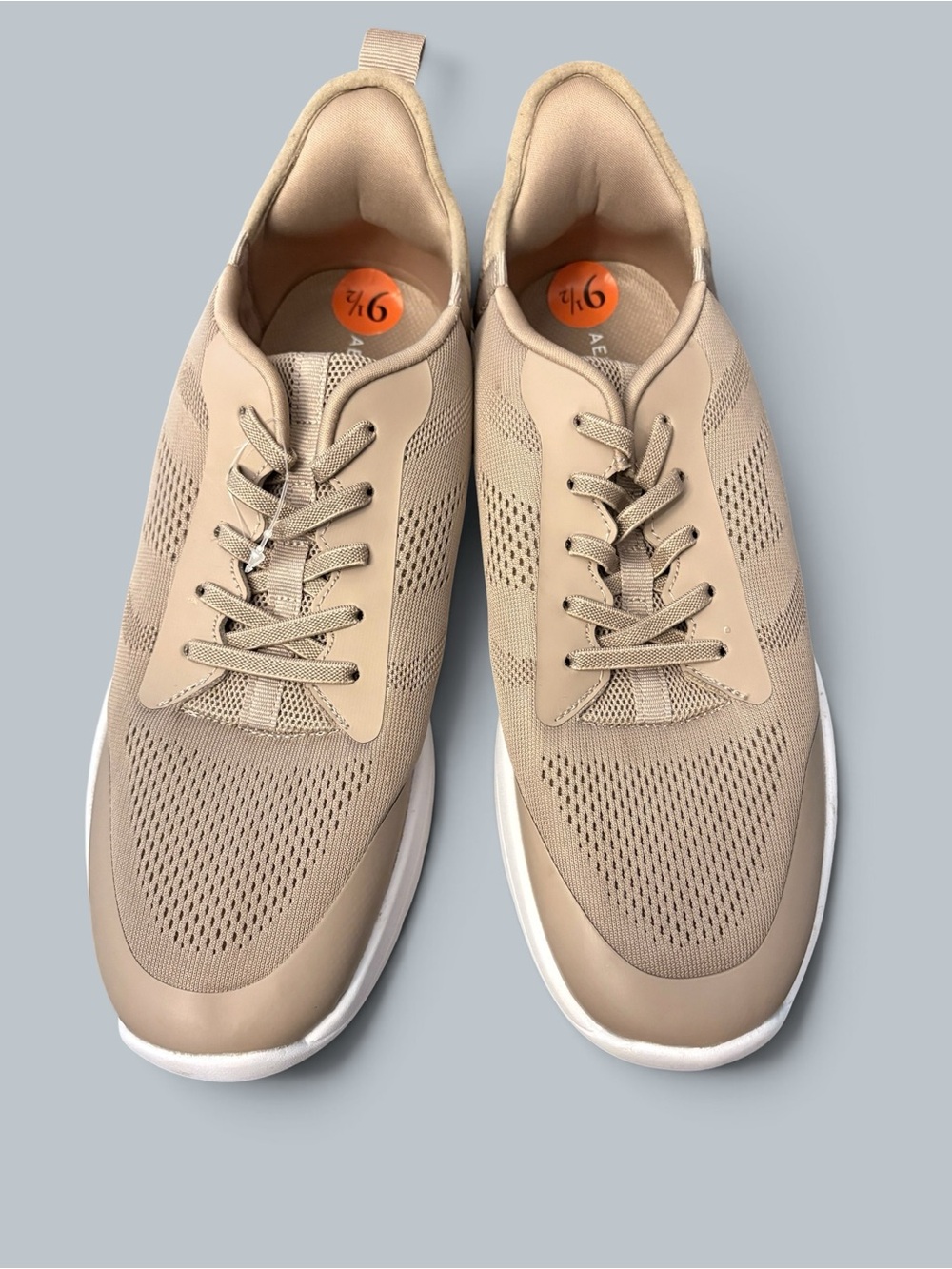 Aerosoles Beige Knit Slip-On Sneakers Size 9.5 NWOB